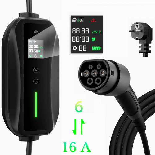 Ladekabel 16a - 6m, ev